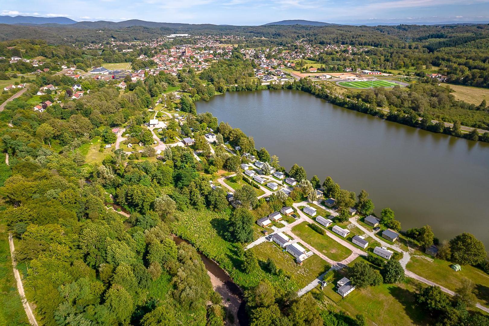 Camping Les Ballastieres - Vosges Du Sud Champagney Dış mekan fotoğraf